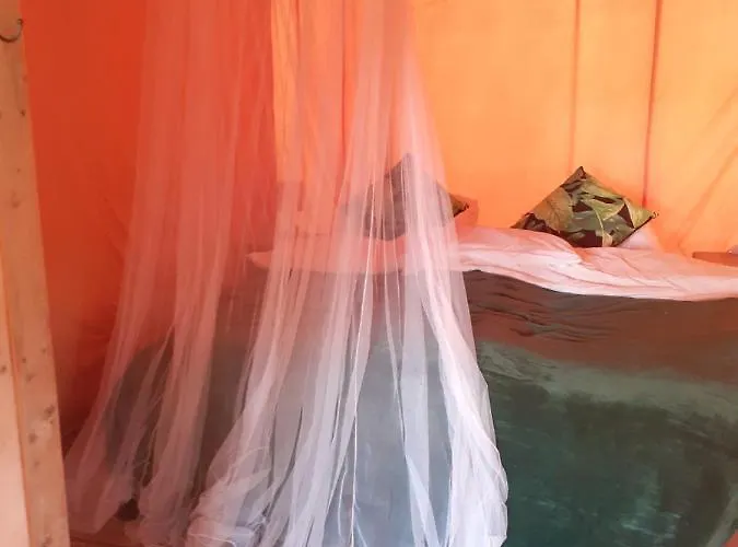 Luxe Safarilodgetent Met Boxspring Bedden Luksustelt Montcléra